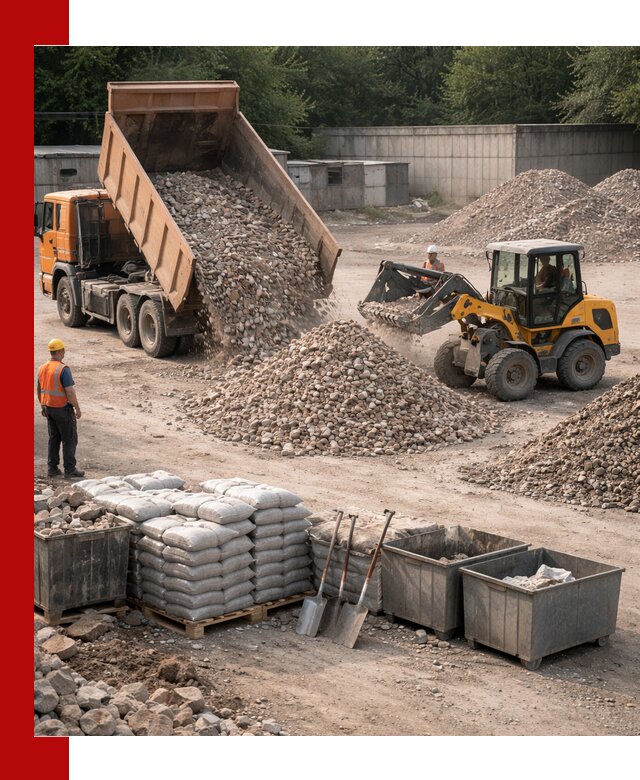 Вторичные материалы для отсыпки в Кушве — поставка и доставка