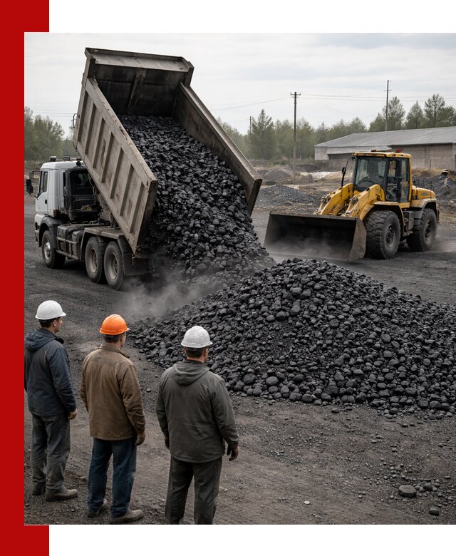 Доставка угля антрацита в Кушве с самосвалами и погрузкой