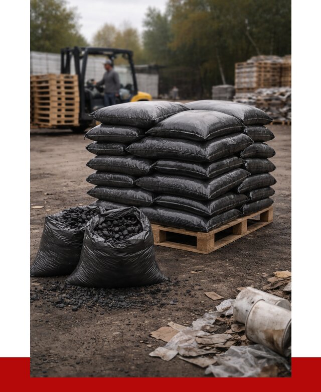 Купить уголь в мешках с доставкой в Кушве от 7699 р. | ПРОНЕРУДКшв
