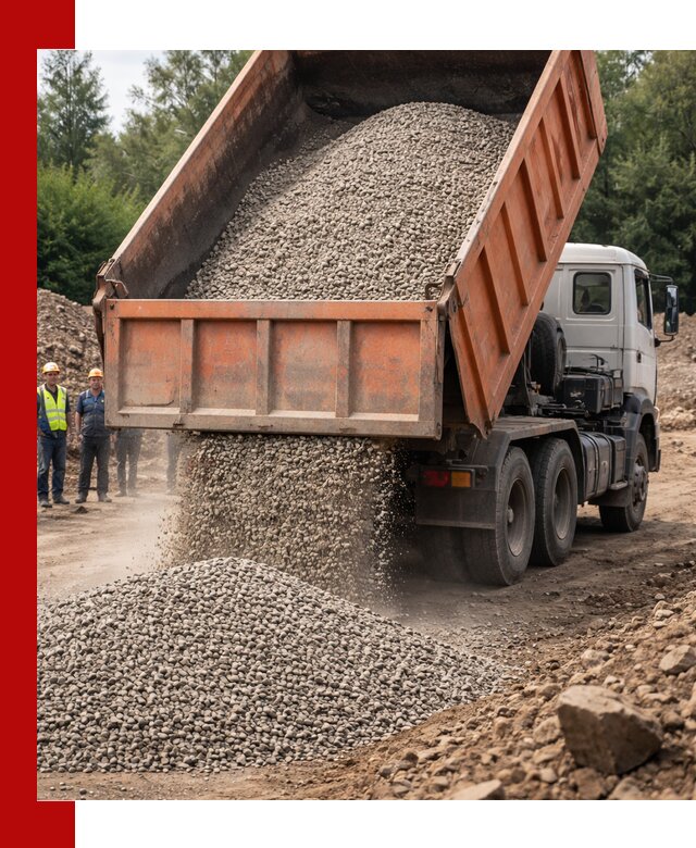 Доставка сыпучих материалов самосвалом в Кушве быстро и надежно