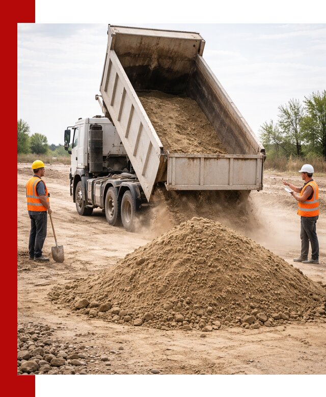 Доставка самосвалом 15 кубов в Кушве за город и по городу