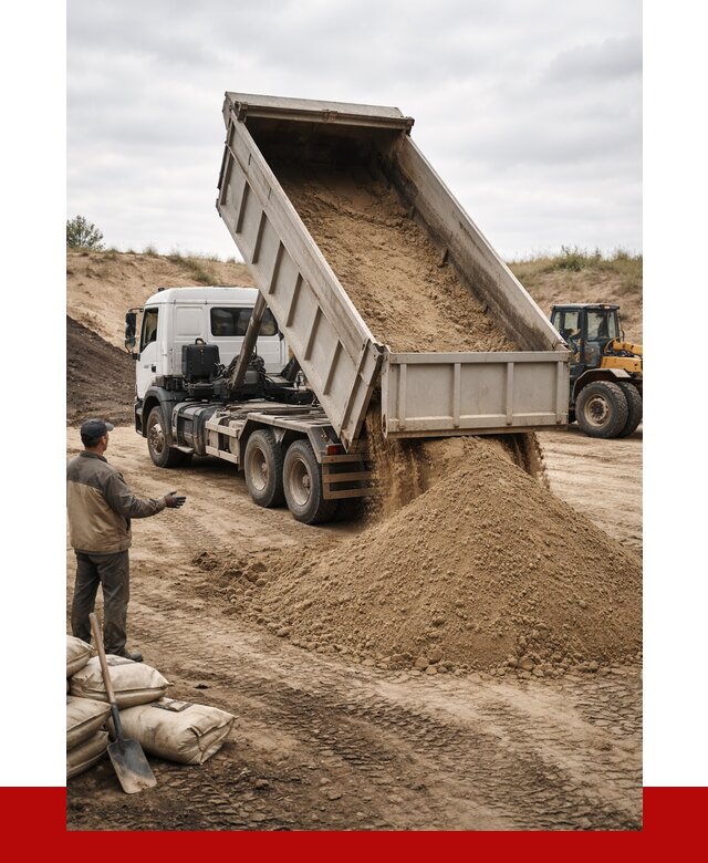 Доставка самосвалом 20 кубов в Кушве от 7699 р. | ПРОНЕРУДКшв