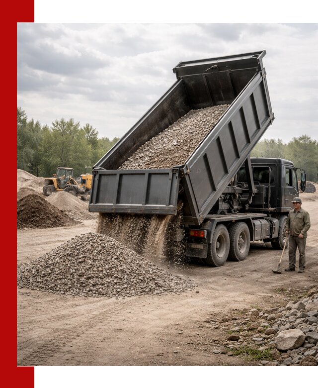 Доставка самосвалом 30 м3 по выгодным ценам в Кушве