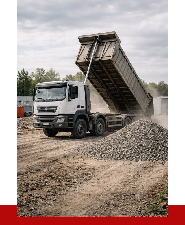 Доставка самосвалом 40 кубов в Кушве от 9239 р. | ПРОНЕРУДКшв