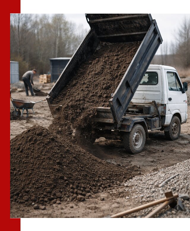 Аренда минисамосвала в Кушве для доставки сыпучих материалов