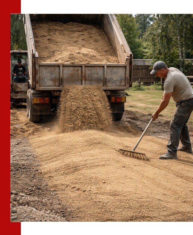 Отсыпка участка песком в Кушве быстро и качественно