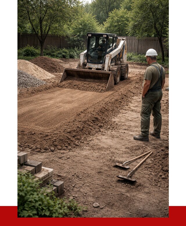 Выравнивание участка под ключ в Кушве от 3593 р. | ПРОНЕРУДКшв