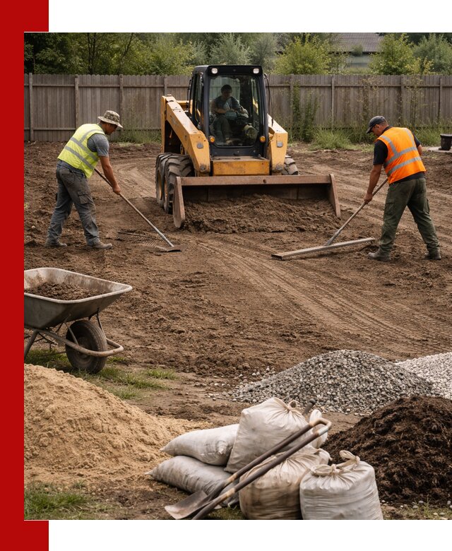 Выравнивание участка под строительство и благоустройство в Кушве